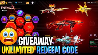 20 Lakh Redeem Code Giveaway 🤑🤑🤑 [upl. by Leanora]