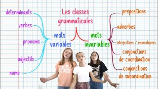 Les classes grammaticales  Rapépratiques  Français  prod  Lony [upl. by Gonta]