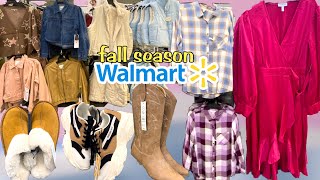 💟Walmart Fall New Arrivals  fall clothing  shop with me [upl. by Inaluiak524]