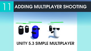 11 Adding Multiplayer Shooting  Unity 53 Simple Multiplayer Game [upl. by Ellerrad]