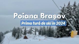 Ski Poiana Brasov  08 Ian 2024  Drumul Rosu  Lupului [upl. by Iolenta]