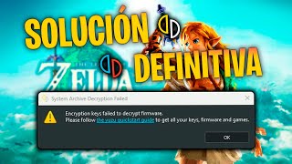 SOLUCIÓN DEFINITIVA Encryption key failed to decrypt firmware Keys y Firmware 1603 YUZU EA FIX [upl. by Adiaj590]