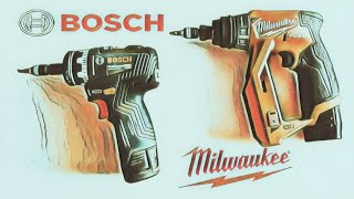 Обзор и сравнение Bosch GSR 12V35 FC и Milwaukee 250520  FDDX202X [upl. by Ativla]