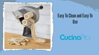 Cavatelli Maker Machine w Easy to Clean Rollers  Makes Authentic Gnocchi Pasta Seashells and More [upl. by Audley]