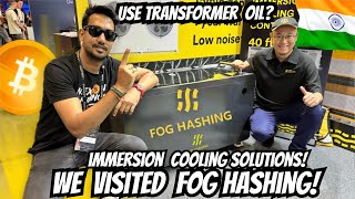 FOG HASHING  Immersion cooling solutions for home🔥 Crypto Mining India🚀 bitcoinmining asicminer [upl. by Aniaj40]