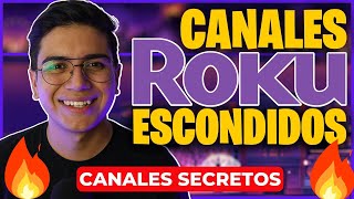 🚨 ROKU 8 CANALES ESCONDIDOS GRATIS 🚨 TOP los MEJORES CANALES para ROKU MÉXICO 2023 LEGAL [upl. by Rachaba]