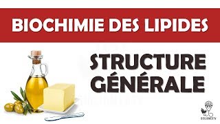 Biochimie  Structure générale des Lipides [upl. by Oinotnas673]