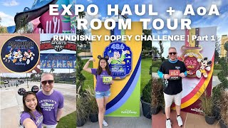 DISNEY WORLD MARATHON VLOG  Dopey Challenge Art of Animation Room Tour  RunDisney Haul  Part 1 [upl. by Ellezig]