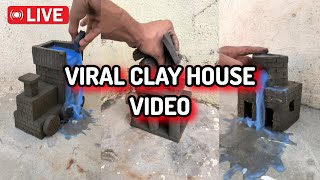 DESTROYING MUD CLAY HOUSE LIVE 🌟✨ shortvideo virel clayhouse [upl. by Repsihw54]