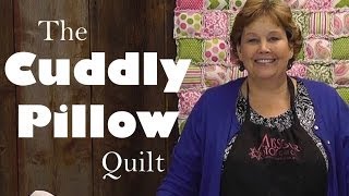 Make a Soft Pillow Quilt Quilting with Cuddle Cloth Minky Fabric [upl. by Namyl]