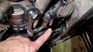 Mahindra Tractor fuel filter change quick and easy [upl. by Egdirdle]