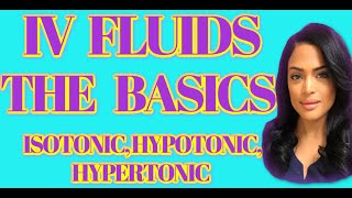 IV FLUIDS for NURSING Super Easy NCLEX [upl. by Sallyann]