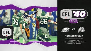 CFL in 40 1989 Grey Cup [upl. by Inafetse]