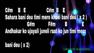 Bistarai bistarai  chord Lyrics  by Rohit John Thapa [upl. by Tyrus99]