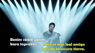 Tarkan  Benim Sadık Yarim Kara Topraktır  SUBTITULOS ESPAÑOL  LETRA [upl. by Ledda]