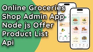 Online Groceries Shop Admin API Create Offer Product List API in Nodejs MySQL [upl. by Solram]