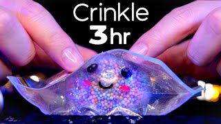 ASMR Crinkle Heaven for People Who Want to Fall Asleep Fast  3Hr No Talking [upl. by Lotsirhc]