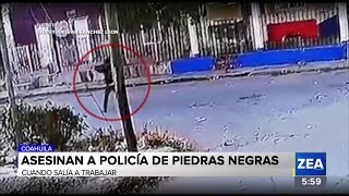 Policía municipal de Piedra Negras Coahuila fue asesinado [upl. by Asihtal]