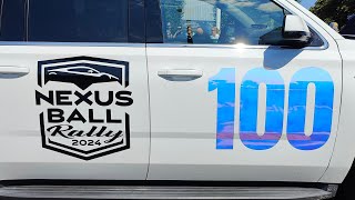 Muskelbilarna ekipagen och starten på Nexus Ball Rally 2024 [upl. by Omer51]