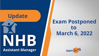 NHB Assistant Manager 2022 Exam Date Postponed  By Anshul Malik [upl. by Ardnasela]