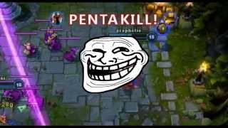 Pantheon Slip Pentakill full ranked  prophétie le dieu du stade [upl. by Colleen]