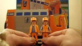 Playmobil Toy Garbage Truck Review [upl. by Aunson]