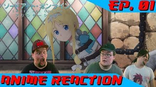 ALICE IN CHAINS  Anime Reaction Sword Art Online Alicization Ep 01 [upl. by Corie437]