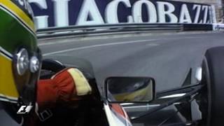 F1 Classic Onboard Senna On The Charge At The 1990 Monaco Grand Prix [upl. by Aya645]