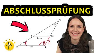 ABSCHLUSSPRÜFUNG Realschule Mathe – Bayern Strahlensatz Sinussatz Winkel [upl. by Gradeigh815]