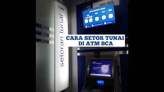 Cara setor tunai di Atm BCA [upl. by Julius]