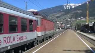 Treinen in Matrei am Brenner station 29032014 [upl. by Agnot873]