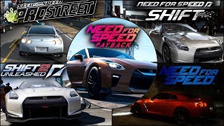 Nissan GTR Evolution in NFS Games  1080pHD [upl. by Anyat]