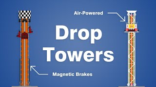 How Drop Tower Rides Work [upl. by Llertnor]