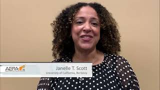 AERA President Janelle T Scott Discusses the 2025 Annual Meeting Theme [upl. by Senoj]