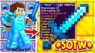 UPGRADING THE ULTIMATE PRESTIGED SWORD FOR MAX DAMAGE  Minecraft Dungeons  EnchantedMC [upl. by Astera748]