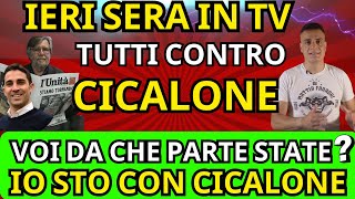 CICALONE VIENE ATTACCATO DALLA SINISTRA A QUARTA REPUBBLICA PORRO SGARBI E RUGGERI LO DIFENDONO [upl. by Yntirb533]