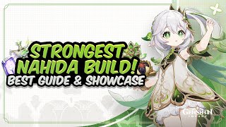 COMPLETE NAHIDA GUIDE Best Nahida Build  Artifacts Weapons Teams amp Showcase  Genshin Impact [upl. by Suilenrac]