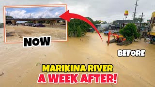 MARIKINA RIVER ISANG LINGGO MATAPOS MALUBOG SA BAHA [upl. by Ayekim]