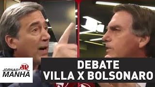 Qual foi o placar Villa e Bolsonaro protagonizam debate intenso  Jornal da Manhã [upl. by Eiramanit]