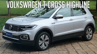 Avaliação Volkswagen TCross Highline 14 TSI [upl. by Debbi107]