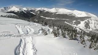 Backcountry Skiing at Berthoud Pass March 2020 [upl. by Fiann]