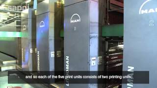 The Printing Process  Web Offset Press  English version [upl. by Swigart]