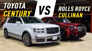 NEW 2024 Toyota Century SUV vs RollsRoyce Cullinan  Worlds Most Luxury SUVs Battle [upl. by Ahsieka959]