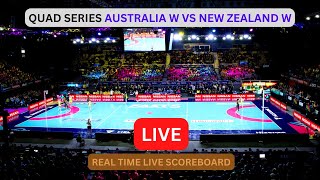 Australia Vs New Zealand LIVE Score UPDATE Today Womens Netball Quad Series Final Game 25 Jan 2023 [upl. by Tychon66]