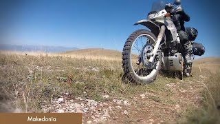 Balkans tour 2014  motorcycle road and offroad tour  Kawasaki KLE 500  Drift HD Ghost HD [upl. by Ostraw]