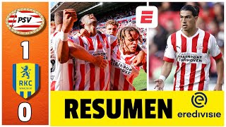 PSV se llevó triunfo agónico por 10 ante Waalwijk con gran partido de Erick Gutiérrez  Eredivisie [upl. by Maillij]