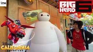 Meet Baymax amp Hiro • Disney California Adventure [upl. by Uehttam]