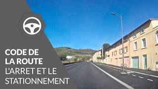 Code de la Route  Larret et le stationnement [upl. by Odlopoel]