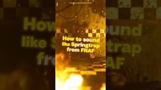 How to sound like Springtrap from Five Nights at Freddy’s fnaf voicechanger tutorial [upl. by Hnib88]