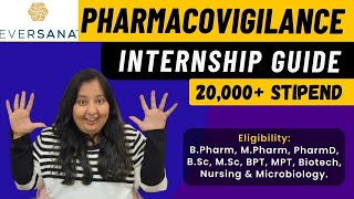 How to Find Pharma Internships  Learn to Find PV Internship  Eversana Pharmacovigilance Interns [upl. by Rawden]